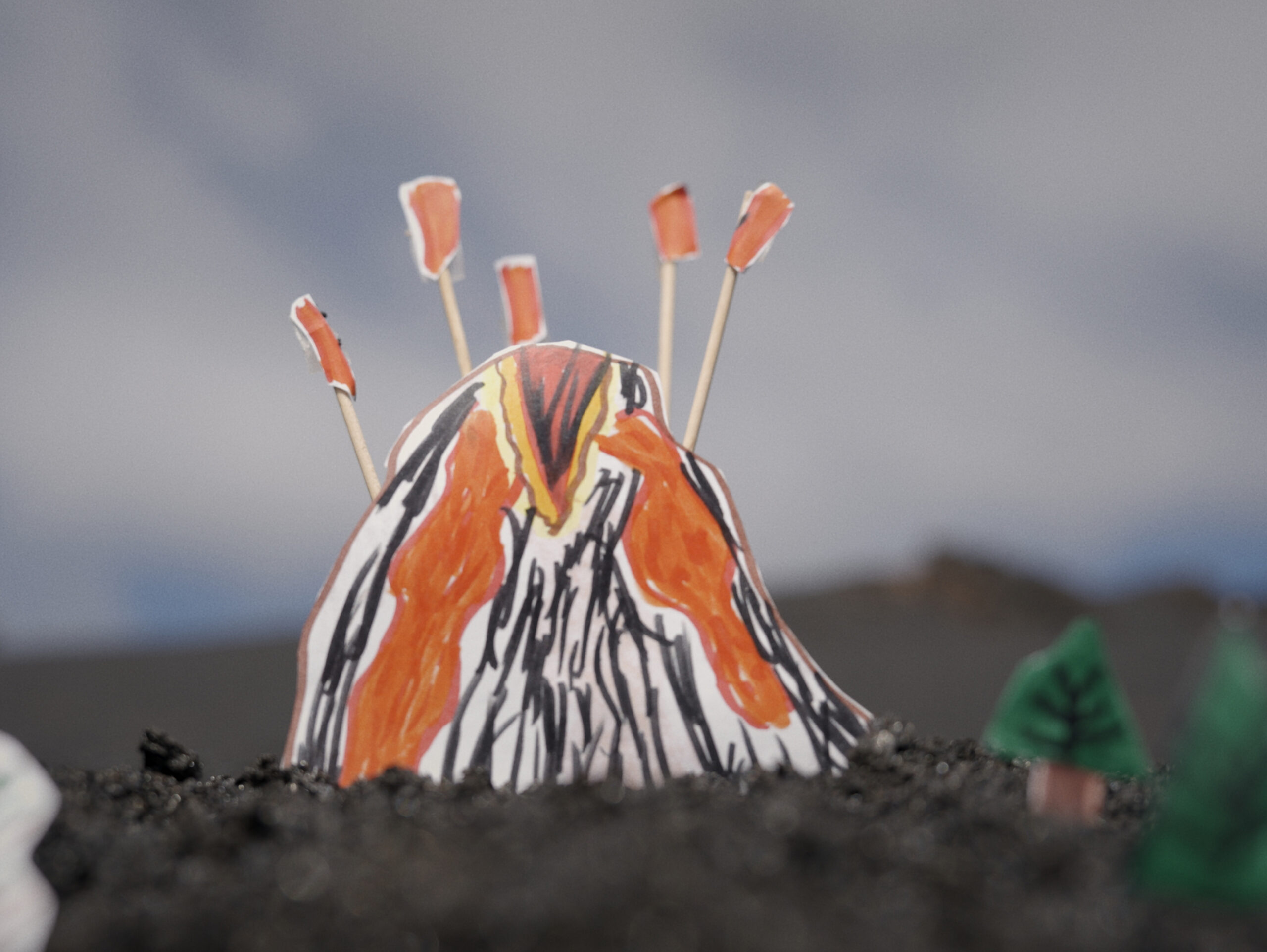 Marta, Aisha, and the Volcano